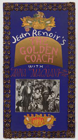 Jess Collins movie poster for Golden Coach by Jean Renoir